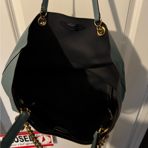 Coach Blue and Gold Tote Bag with Elegant Design - Picture 2 of 2